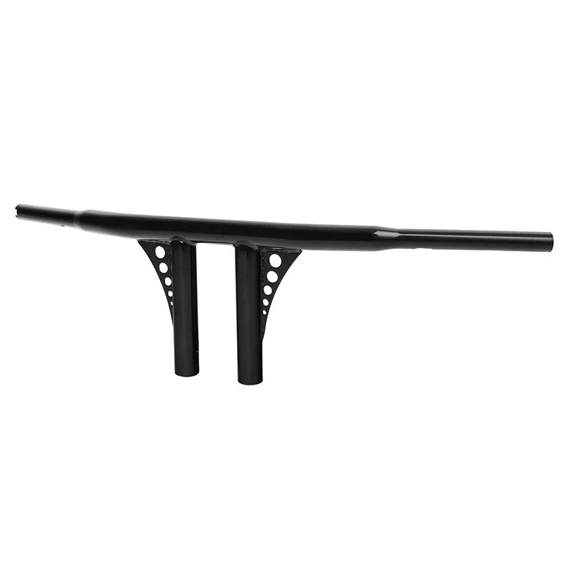 Harley Dyna Low Rider FXDL & Softail 8" Black T-Bar Handlebar (2006-2017)