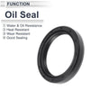 Oil Seal 35x45x7mm Rotary Shaft Seal Nitrile Rubber Black 5 Pcs