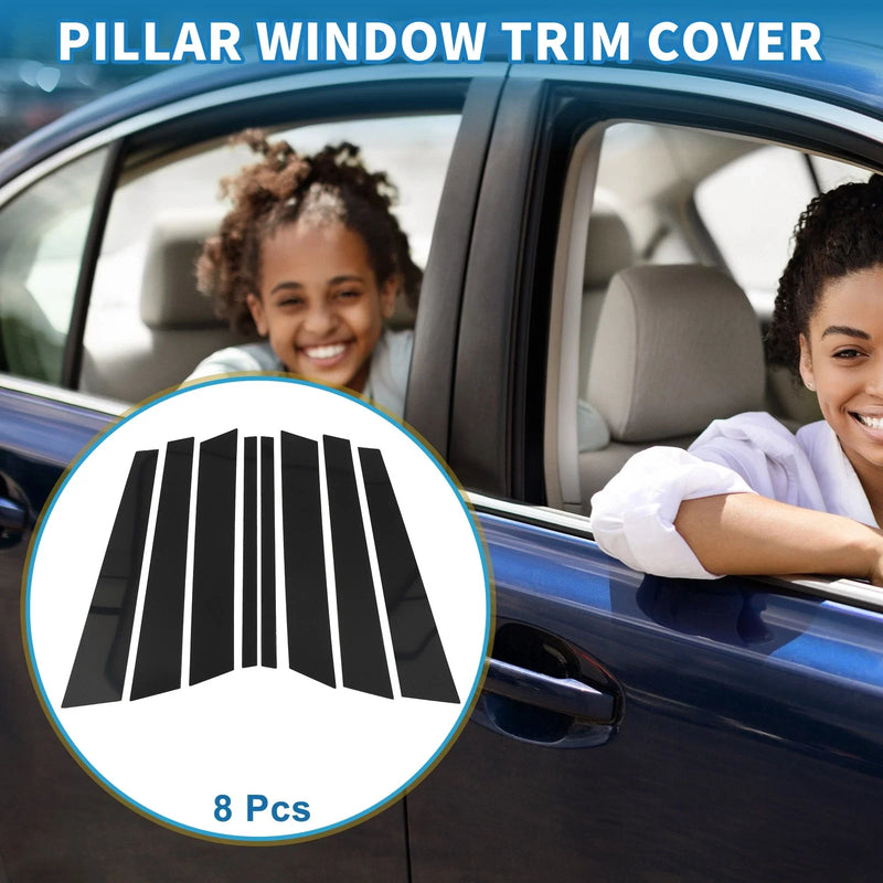 BMW X5 8 Pcs Door Pillar Window Trim (1999-2006)