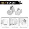 Jeep Wrangler JL JLU (2018-2024) Silver Tone Door Limiting Cover Trim