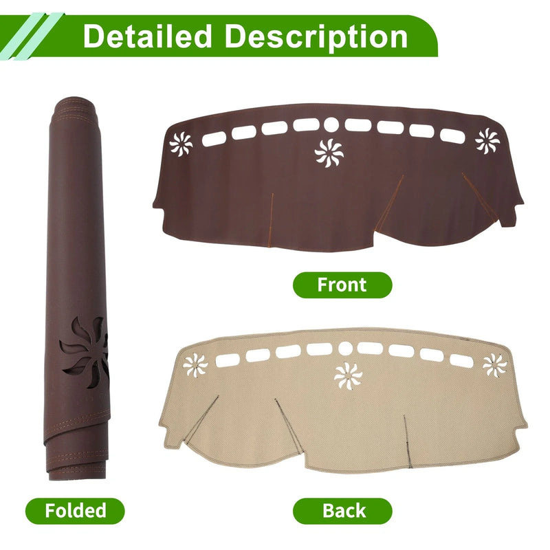 Jeep Compass (2017-2021) - Brown Dashboard Cover Mat