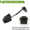Mercedes-Benz E350 E550 Windshield Washer Nozzle 2 x (2008-2016)