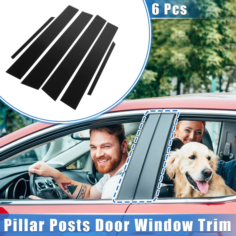 Toyota Corolla 6 x Pillar Posts Door Window Trim Cover (2009–2013)