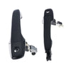 Ford Ranger Mazda BT50 2 x Black Front LH + RH Door Handle Outer (2006–2011)