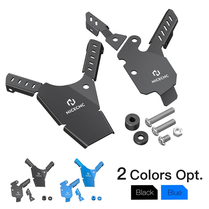 Yamaha YZ85 (2002-2021) Black 2 x Frame Guards Protector Covers