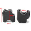 BMW F800R Black HandleBar Bar Risers Mount Clamp Adapter (2015-2017)