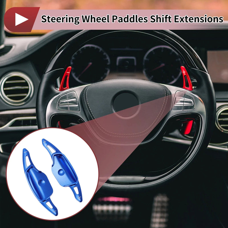 Kia Sorento Blue Aluminum Alloy Steering Wheel Paddles (2018)