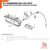 Honda Civic CRX Speedometer Cable (1988-1992)