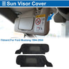 Ford Mustang Carbon Fiber Black Sun Visor Covers