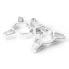 19mm CNC Aluminum Hexagon Anodized Silver Fork Preload Adjusters Universal