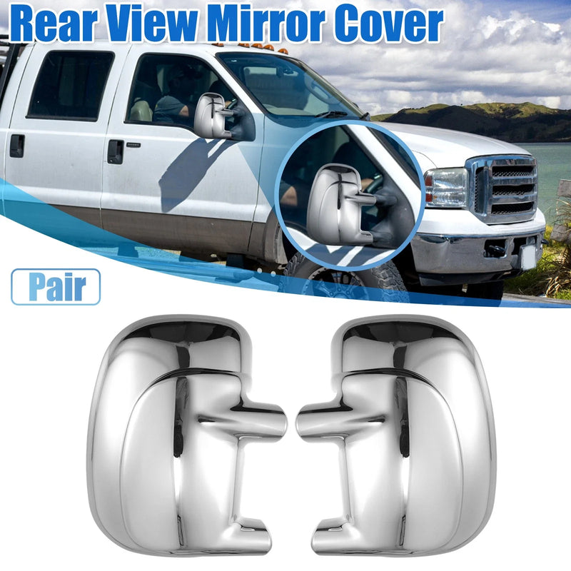 Ford F-350 (2008-2010) - 1 Pair Chrome Plated Mirror Covers