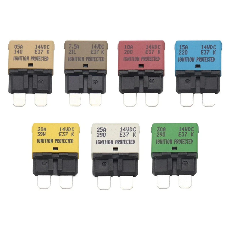 Car RV Resettable Fuse Breaker Kit with Holder
