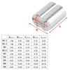 Wire Rope Cable Line Assortment 6 x Ferrule Crimping Loop Sleeves