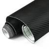 Car Exterior 3D Matt Black Carbon Fiber Vinyl Film Sticker Decal