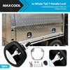 Trailer Ute Toolbox 1x Chrome Whale Tail T Handle Lock (AU)