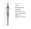 Toyota Hiace, Hilux, Toyoace, Surf 4 x Glow Plugs (1985-2023)