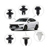 Bumper Door Trim Panel Fasteners 100Pcs Body Push Retainer Pins