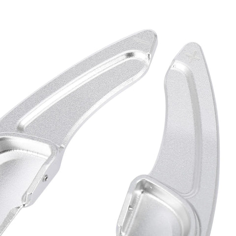 Mazda 3 Axela Silver Tone Steering Wheel Shift Paddle Shifter (14-20)