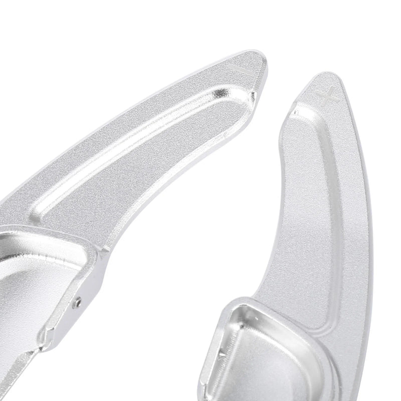 Mazda 3 Axela Silver Tone Steering Wheel Shift Paddle Shifter (14-20)
