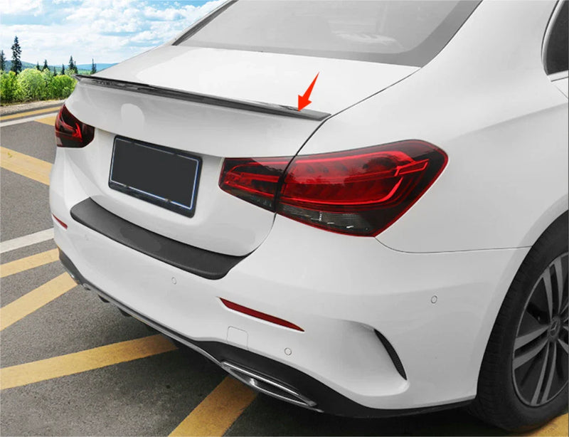 Mercedes-Benz A-Class V177 Sedan Rear Spoiler Wing Glossy Black (2019-2022)