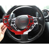 Nissan GTR 2008-2016 Red Carbon Fiber Steering Wheel Center Cover Trim fit