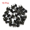 Motorcycle 16 Pcs M6 Black Fairing Bolts Fasteners Screws