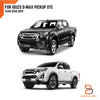 Isuzu D-Max Pickup Ute Rear Steel Chrome Bumper Bar (2012-2019)