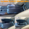 BMW X5 X6 Carbon Fiber Center Console Armrest Box Cover (2007–2013)