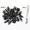 Dodge Honda 25 x Push Type Rivet Retainer Bumper Fender Fastener