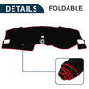 Honda Civic FL5 2022-2024 Sun Protector Pad Black Red Dashboard Dash Cover Mat