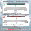 Boat Light Gray Boot Cover 97–103 Width with Light Hole