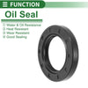 Make Model Oil Seal 35x55x8mm NBR Black 5 Pcs