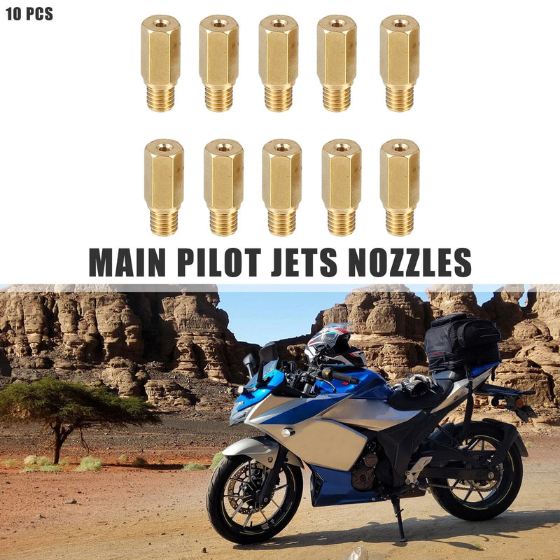 Motorcycle Main Jets Nozzles 178–200 10pcs