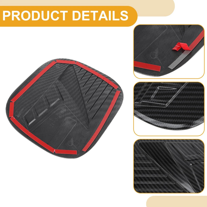 Hyundai Tucson 2021-2025 Gas Tank Flap Carbon Fiber Black Fuel Tank Door Cap