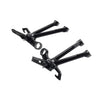 Suzuki GSXR1000 GSX-R 1000 Black Rear Passenger Footrest Bracket (2007-2008)