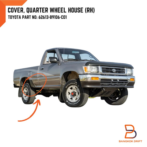 Toyota Hilux 4Runner LN130 Right Quarter Wheel House Cover (1984-1997)