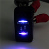 Car Boat RV ATV 7-Pin 12/24V On-Off-On LED Rocker Toggle Switch