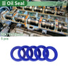 Oil Seal Rotary Shaft Seal TPU 50x70x12mm High Pressure Blue 5 pcs