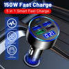 Car Charger 150W 4 USB Ports Type-C