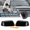 Cadillac Chevrolet GMC Rearview Mirror Cover Cap Gloss Black