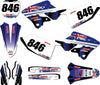 Yamaha YZ 125 (2022-2025) - Aussie Pride Stickers Custom Graphic Kit