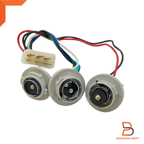 Nissan Navara D21 3 Socket Tail Light Wiring Harness (1986-1997)
