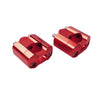 Dirt Pit Bike ATV Red Fat Bar Mount Clamps Risers Adaptor 7/8 to 1-1/8