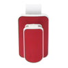 Car - Fits Glasses, Sunglasses, Cards - White / Red Sun Visor Clip Holder