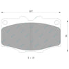 Toyota Bundera RJ70 LJ70 LJ71 84~91 Land Cruiser Front Disc Brake Pad Set