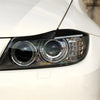 BMW 3 Series E90 E91 Gloss Black Headlight Eyelid Trim (2009-2012)