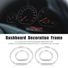 BMW E46 M3 Chrome Speedometer Gauge Dial Rings Trim Decoration Frame Kit