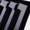 Chevrolet Cruze 2 x Glossy Black Vent Scoop Louver Trim (2016–2019)