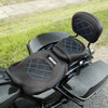 Harley CVO Street Glide Driver Passenger Seat with Backrest Pad (2009-2023)