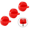 Polaris Scrambler, Sportsman, RZR, Ranger, Magnum 3 x Key Covers Red (2000-2023)